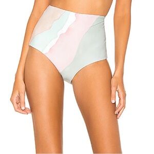 Mara Hoffman High-Waisted Lydia Multicolor Bikini Bottom